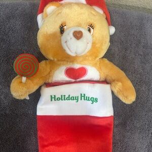 Vintage Care Bears Holiday Tender-heart Holiday Hugs Stocking